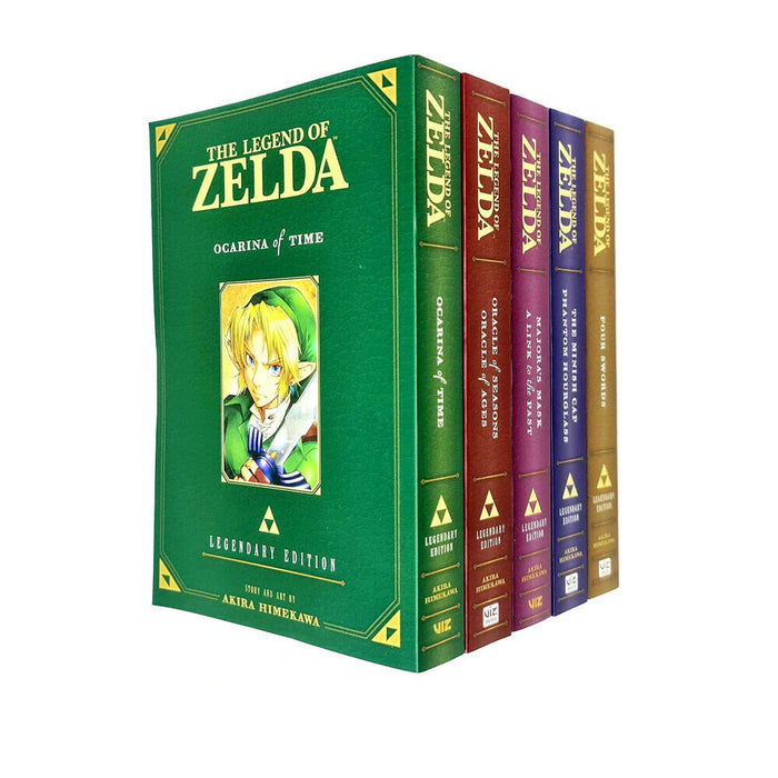 Legend of zelda legendary edition 5 books set volume 1-5 collection new - The Book Bundle