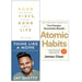 Good Vibes, Good Life, Think Like a Monk, Atomic Habits 3 Books Collection Set - The Book Bundle