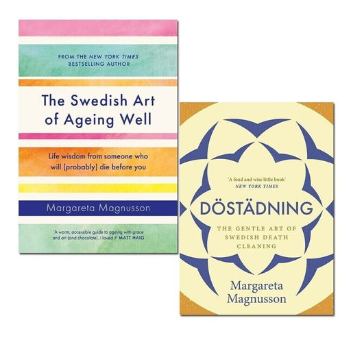 Margareta Magnusson Collection 2 Books Set Swedish Art of Ageing Well,Dostadning - The Book Bundle