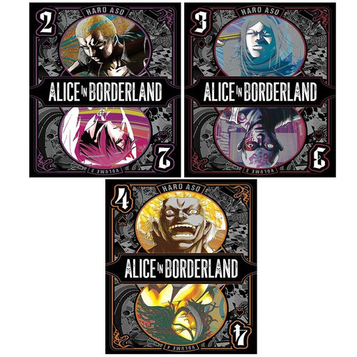 Alice in Borderland Vols. 2 -4 Books Collection Set by Haro Aso Volume 2,3,4 - The Book Bundle