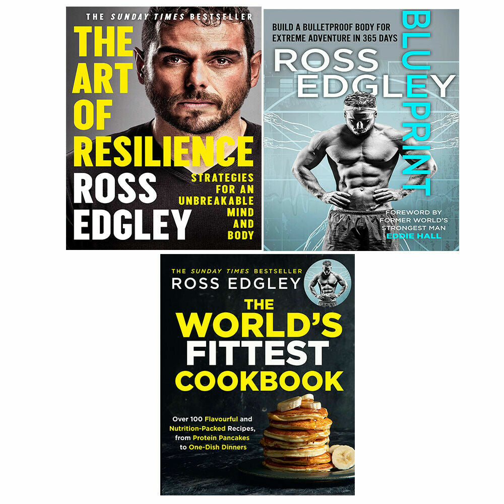 Ross Edgley 3 Books Collection Set World s Fittest Cookbook Blueprint ross-edgley-3-books-collection-set-world-s-fittest-cookbook-blueprint