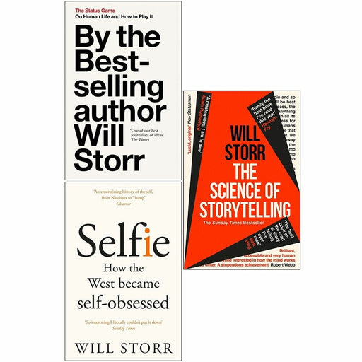 Will Storr 3 Books Collection Set Status Game, Selfie, Science of Storytelling - The Book Bundle