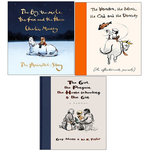 Boy, Mole, Fox Horse, Woman, Mink Cod Donkey, Girl, Penguin, Home Schooling Gin 3 Books Set - The Book Bundle