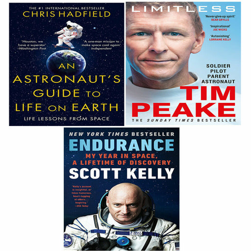 Limitless Tim Peake, An Astronaut's Guide, Endurance Scott Kelly 3 Books Set - The Book Bundle
