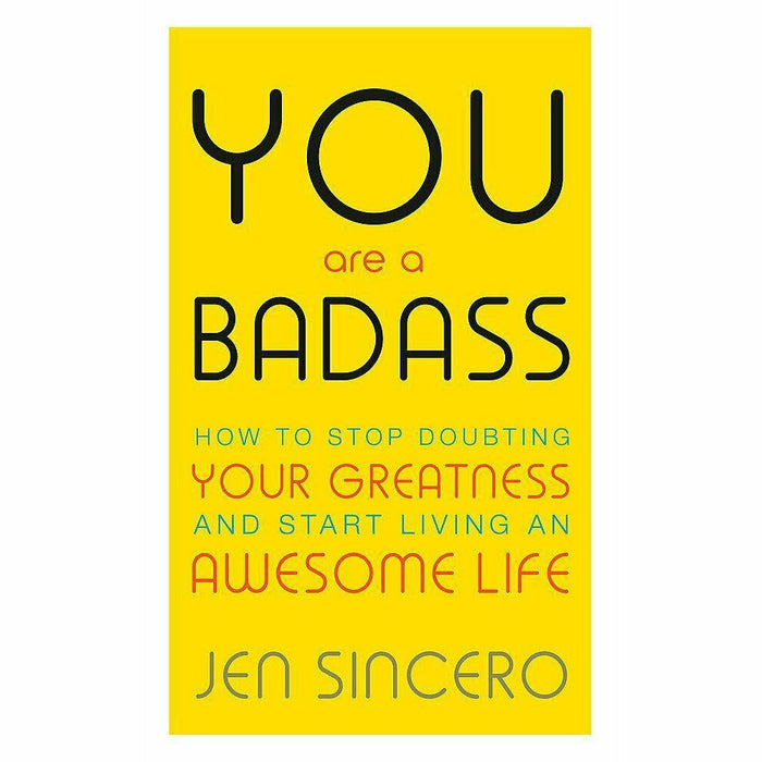 Jen Sincero 2 Books Collection Set You Are a Badass, Badass Habits Paperback NEW - The Book Bundle