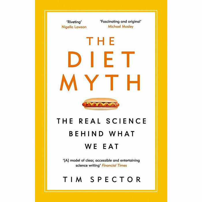 Professor Tim Spector 3 Books Collection Set Diet Myth, Identically Different - The Book Bundle
