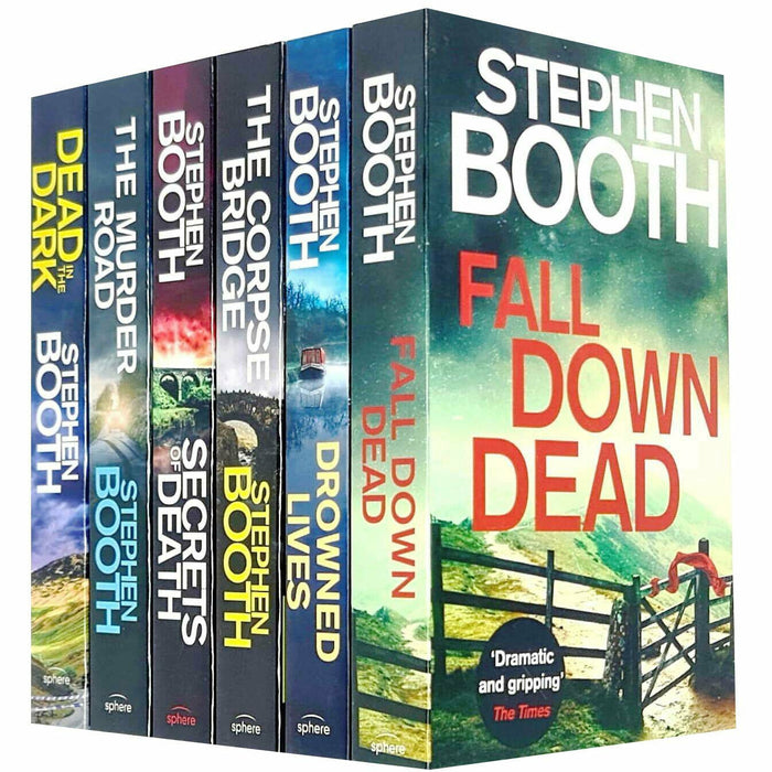 Stephen Booth Cooper and Fry Series 6 Books Collection Set Pack Fall Down Dead - The Book Bundle