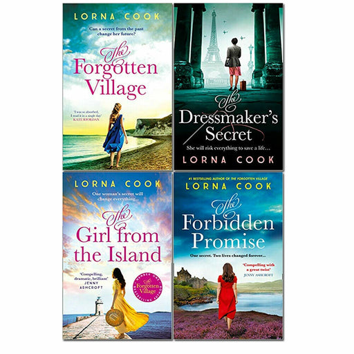 Lorna Cook Collection 4 Books Set Pack Forbidden Promise, Dressmaker’s Secret - The Book Bundle