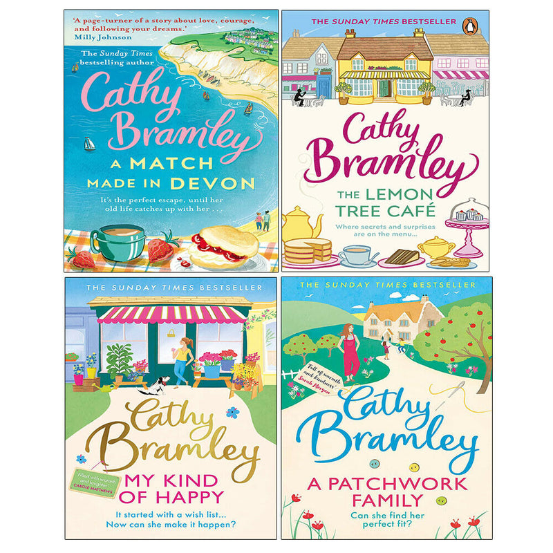 Cathy Bramley 4 Books Collection Set My Kind of Happy, A Patchwork Family, Lemo - The Book Bundle