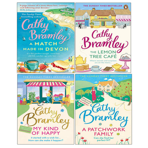 Cathy Bramley 4 Books Collection Set My Kind of Happy, A Patchwork Family, Lemo - The Book Bundle