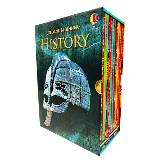 Usborne Beginners History 10 Books Collection Box Set Stone Age, Iron Age, Egypt - The Book Bundle