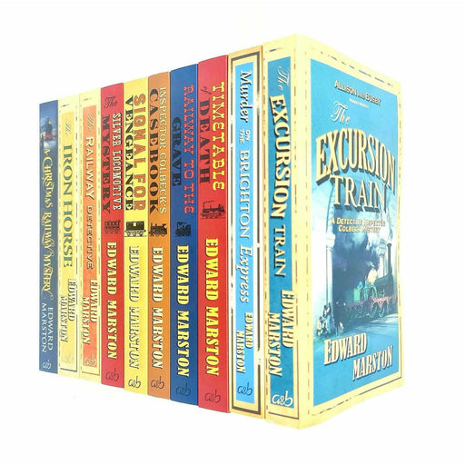 Edward Marston The Railway Detective Series 10 Books Collection Set - The Book Bundle