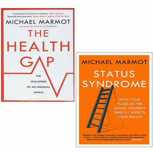 Michael Marmot Collection 2 Books Set Status Syndrome, Health Gap - The Book Bundle