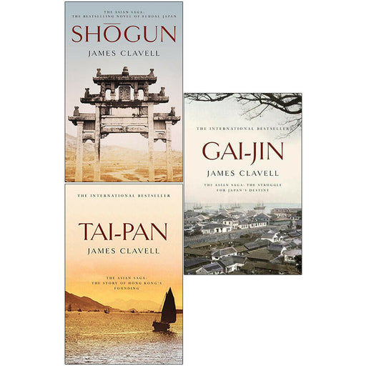 James Clavell 3 Books Collection Set Romance Sagas & Fiction Paperback - The Book Bundle