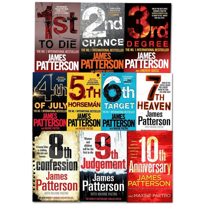 Womens Murder Club Collection By James Patterson 10 Books Set (Books 1 To 10) - The Book Bundle