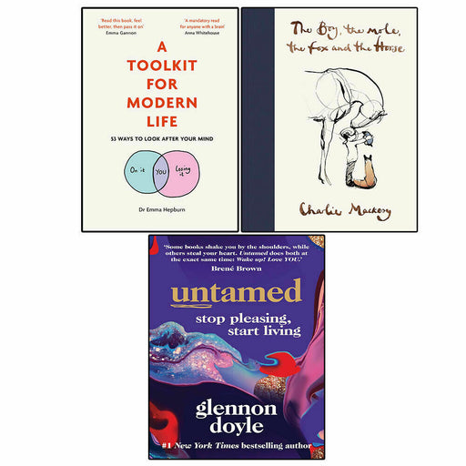 A Toolkit for Modern Life, The Boy, The Mole, Untamed 3 Books Collection Set - The Book Bundle