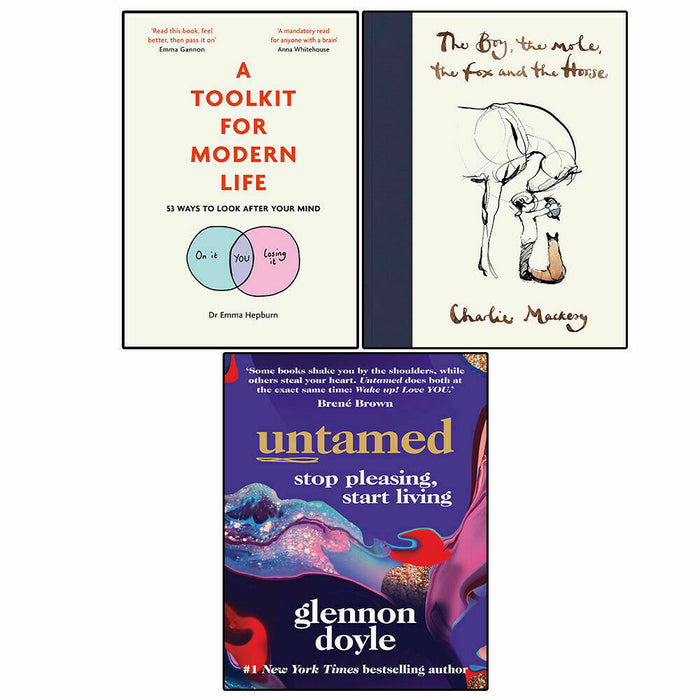 A Toolkit for Modern Life, The Boy, The Mole, Untamed 3 Books Collection Set - The Book Bundle