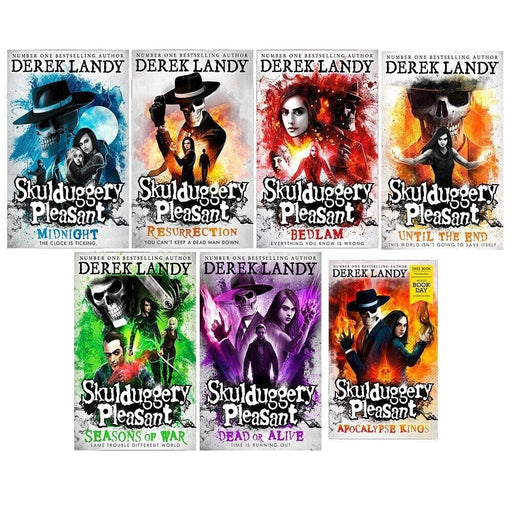 Skulduggery Pleasant Series Collection 7 Books Set by Derek Landy Apocalypse - The Book Bundle