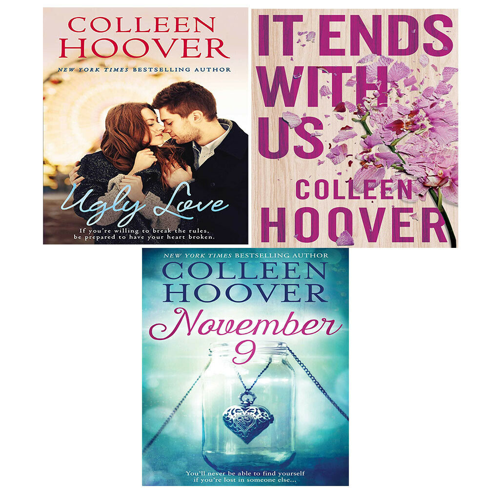 Colleen Hoover Collection 5 Books Set (Verity, November 9, Maybe Someday,  Ugly Love, It Ends with Us)