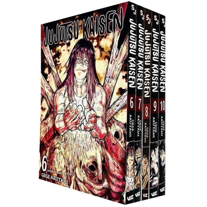 Jujutsu Kaisen Colletcion 5 Books Set by Gege Akutami Volume 6, 7, 8,9, 10 - The Book Bundle