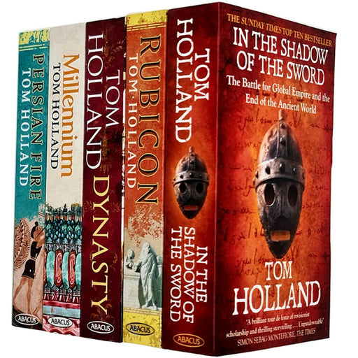 Tom Holland 5 Books Collection Set Rubicon, Dynasty, Millennium, Persian Fire - The Book Bundle