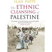 Set of two books from the Ilan Pappe Collection on Palestine by Noam Chomsky and Ilan Pappe, featuring book covers and titles.