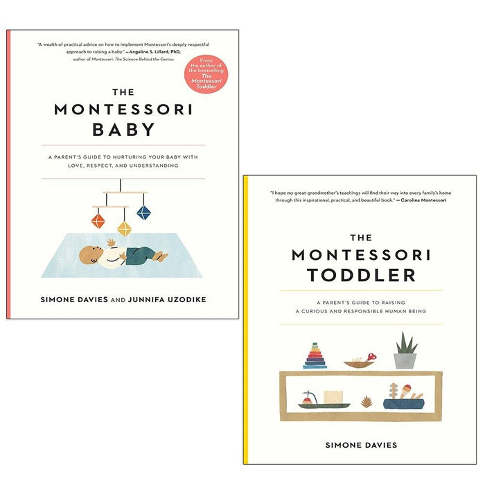 Simone Davies Collection 2 Books Collection Set Montessori Toddler, Montessori Baby - The Book Bundle