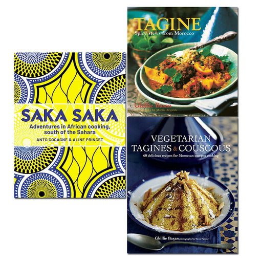 Saka Saka Cookbook, Tagine, Vegetarian Tagines & Cous Cous 3 Books Set - The Book Bundle