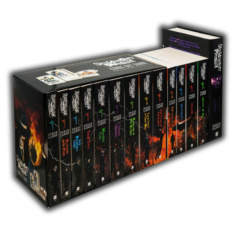 Skulduggery Pleasant Series Derek Landy 14 Books Collection Set Dead or Alive - The Book Bundle