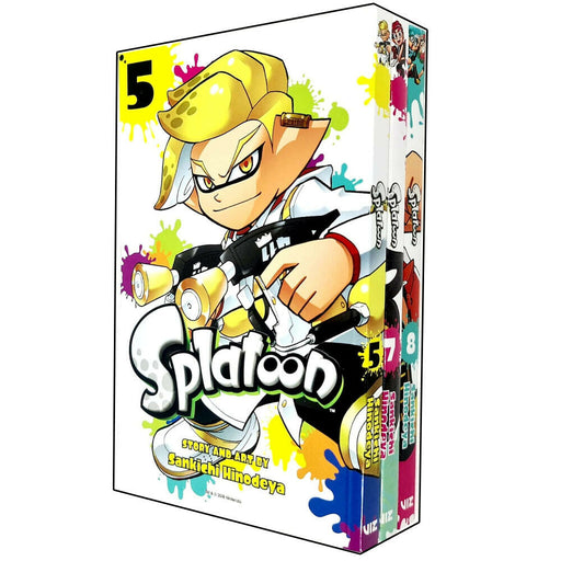 Sankichi Hinodeya 3 Books Collection(Splatoon 5,7,8) NEW - The Book Bundle