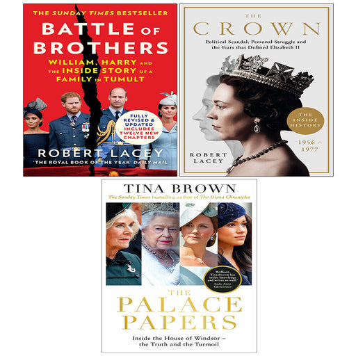 The Palace Papers [Hardcover], Battle Of Brothers, The Crown 3 Books Collection Set - The Book Bundle