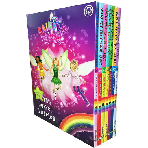 Rainbow Magic Series 4 Jewel Fairies 7 Books Box Set Book 22-28 Paperback - The Book Bundle