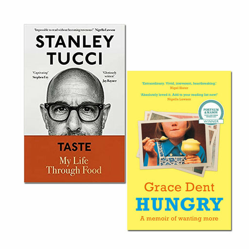 Stanley Tucci Taste and Grace Dent Hungry 2 Books Collection Set - The Book Bundle