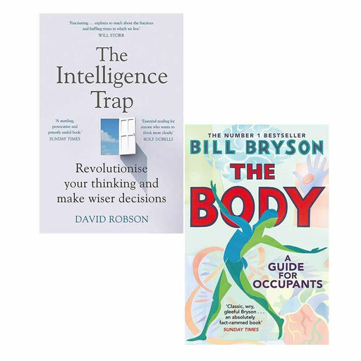 The Intelligence Trap, The Body: A Guide 2 Books Collection Set - The Book Bundle