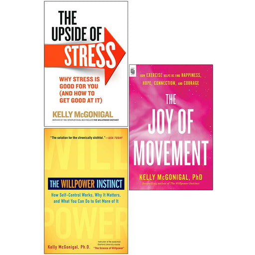 Kelly McGonigal 3 Books Collection Set Stress Management Paperback - The Book Bundle