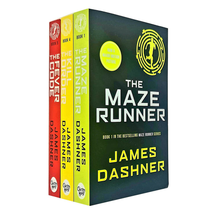 Maze Runner Series James Dashner 3 Books Collection Set - The Book Bundle