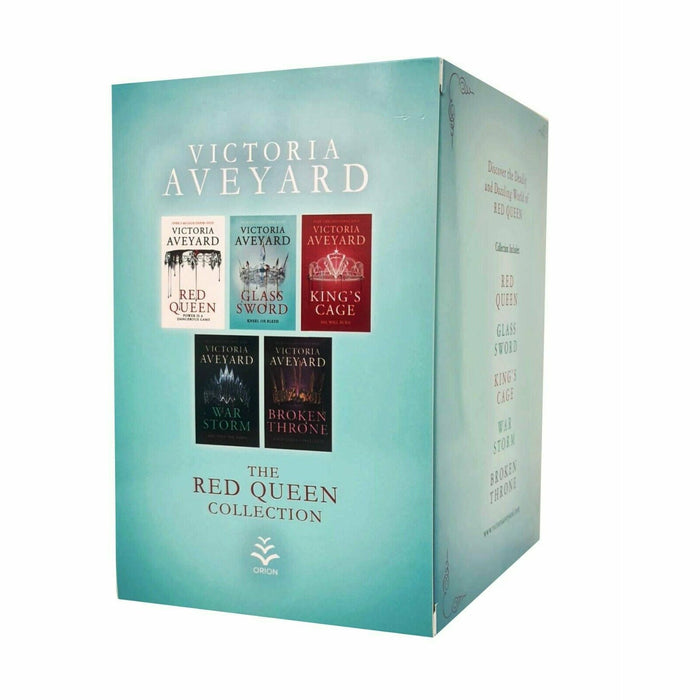 Victoria Aveyard Red Queen Series 5 Books Collection Set (Red Queen, Glass Sword, King's Cage, War Storm & Broken Throne) - The Book Bundle