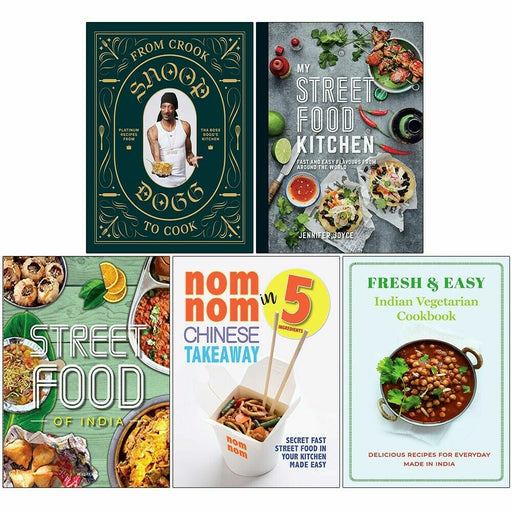 From Crook, My Street Food, STREET FOOD, Nom Chinese, Fresh & Easy 5 Books Set - The Book Bundle