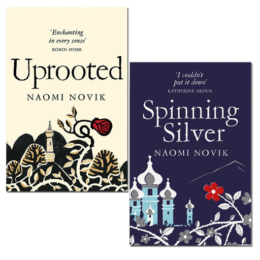 Naomi Novik 2 Books Collection Set Uprooted, Spinning Silver NEW Pack - The Book Bundle