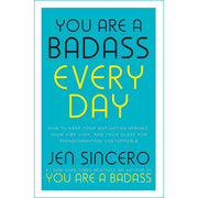 Jen Sincero 2 Books Collection Set Badass Habits,You Are a Badass Every NEW - The Book Bundle
