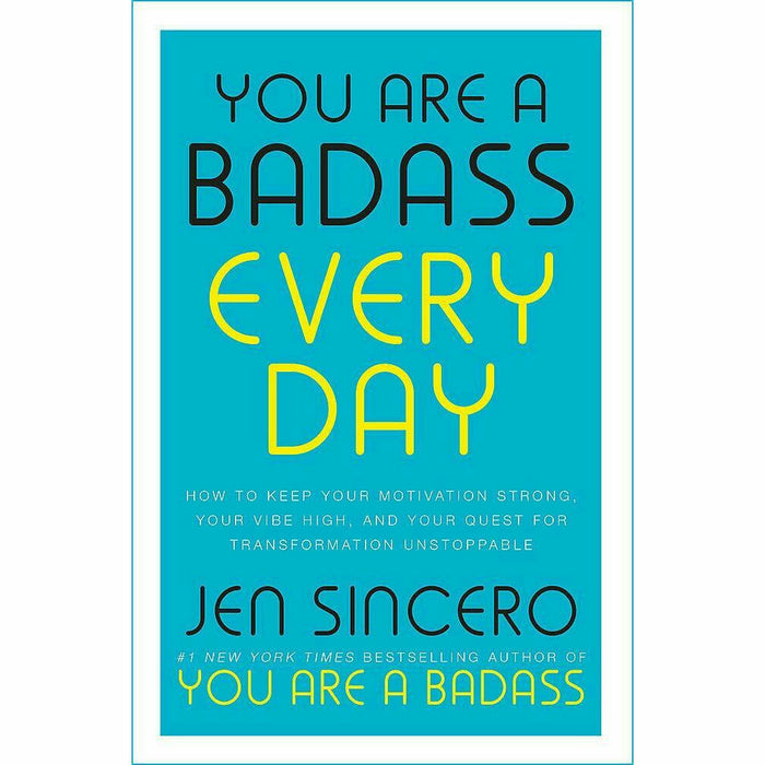 Jen Sincero 2 Books Collection Set Badass Habits,You Are a Badass Every NEW - The Book Bundle