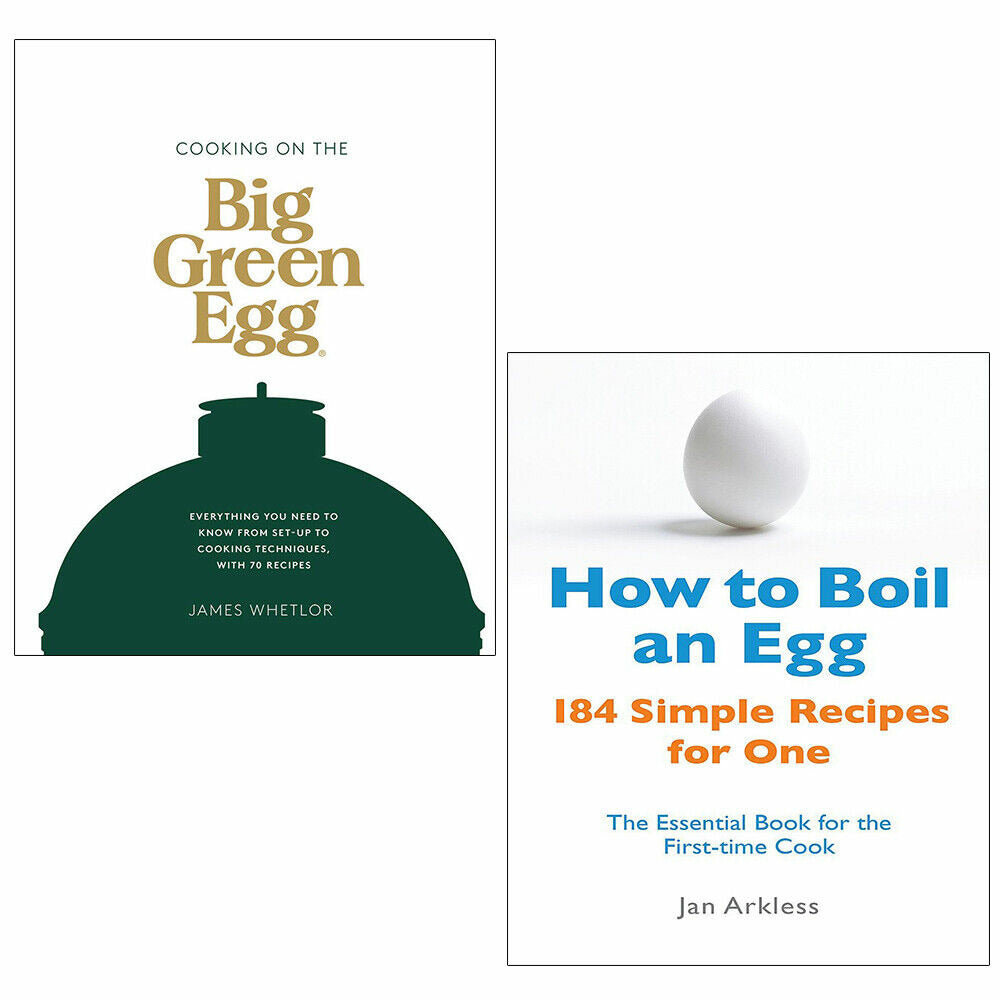 Cooking on the Big Green Egg James Whetlor, How to Boil an Egg 2 Books