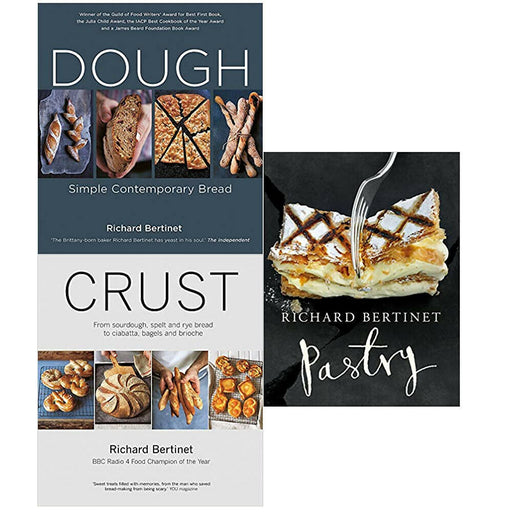 Crust Sourdough, Dough, Pastry 3 Books Collection Set - The Book Bundle