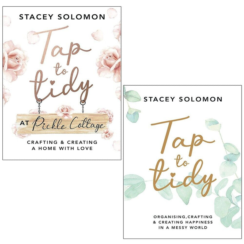 Tap to Tidy Stacey Solomon Collection 2 Books Set Pickle Cottage, Organising - The Book Bundle