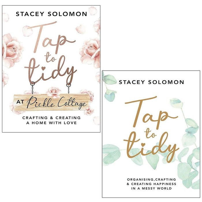 Tap to Tidy Stacey Solomon Collection 2 Books Set Pickle Cottage, Organising - The Book Bundle