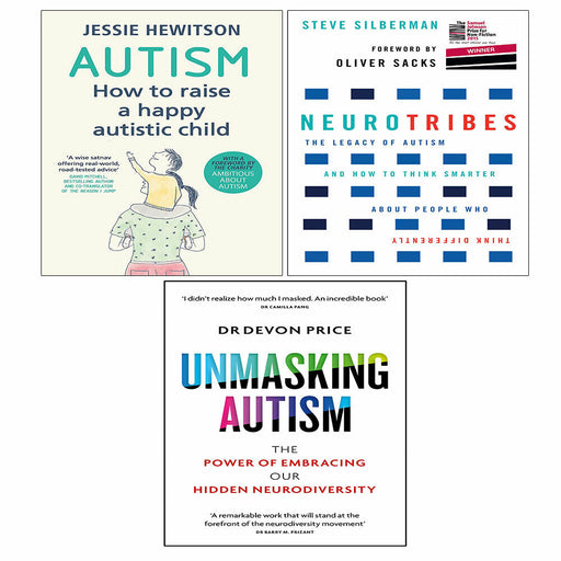 Unmasking Autism Devon Price, NeuroTribes Steve Silberman, Autism 3 Books Set - The Book Bundle