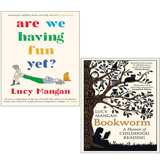 Lucy Mangan Collection 2 Books Set Are We Having Fun Yet?, Bookworm - The Book Bundle