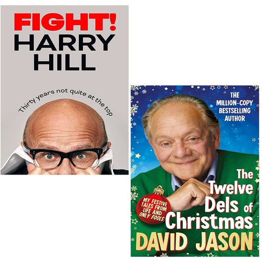 Twelve Dels of Christmas David Jason,Fight Harry Hill  2 Books Set - The Book Bundle