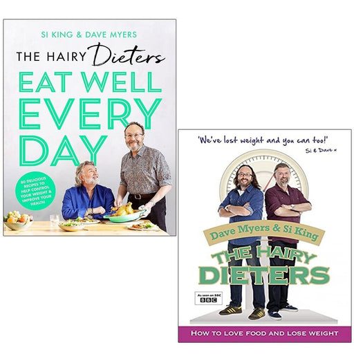 Hairy Dieters Eat Well Every Day, Hairy Dieters Dave Myers ,Si King 2 Books Collection  Set - The Book Bundle