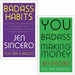 Jen Sincero 2 Books Collection Set Badass Habits, You Are a Badass Paperback NEW - The Book Bundle